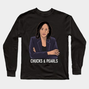 harris love chucks and pearls Long Sleeve T-Shirt